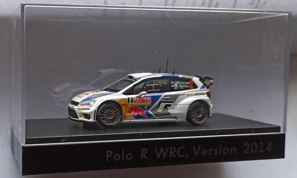 Macheta VW Polo R WRC MK5 Rallye Monte Carlo 2014 - Spark Raliu 1/43