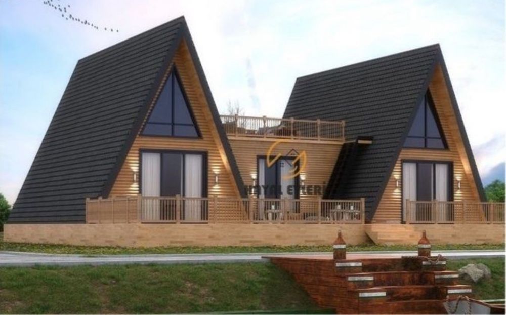 Executam cabane A-Frame