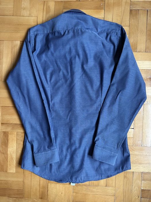 Cămașă Benvenuto Purple Premium Slim Fit Bumbac Bărbați - M (40)