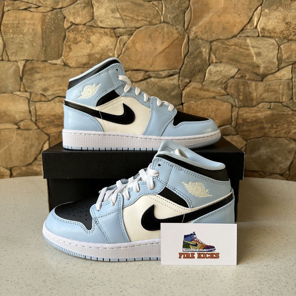 Air Jordan 1 Mid Ice Blue 38