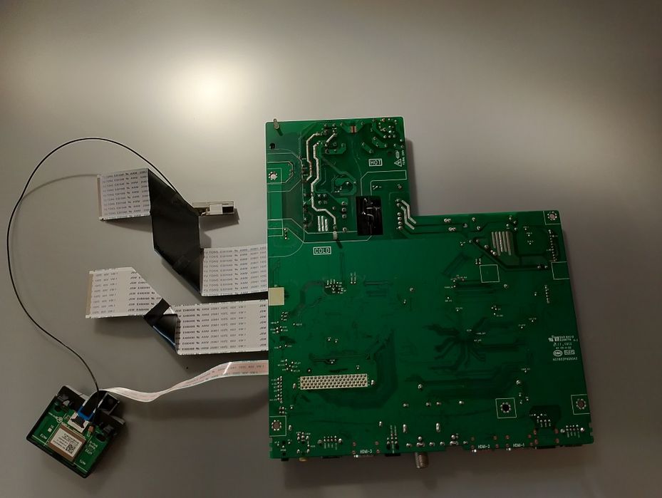 Placa de baza TV TCL 50p615 wifi difuzoare tcon backlight si accesorii