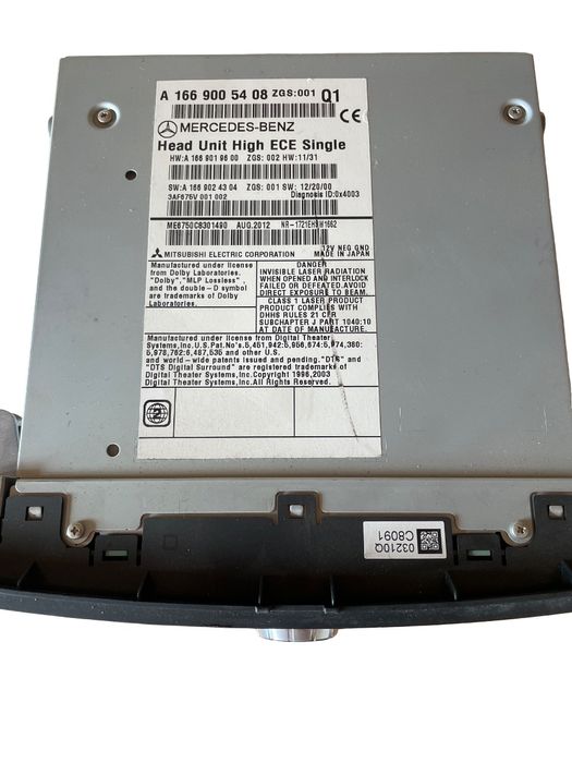 CD/DVD harti navigatie MERCEDES-BENZ M-CLASS III W166 2011 - 2015 6512