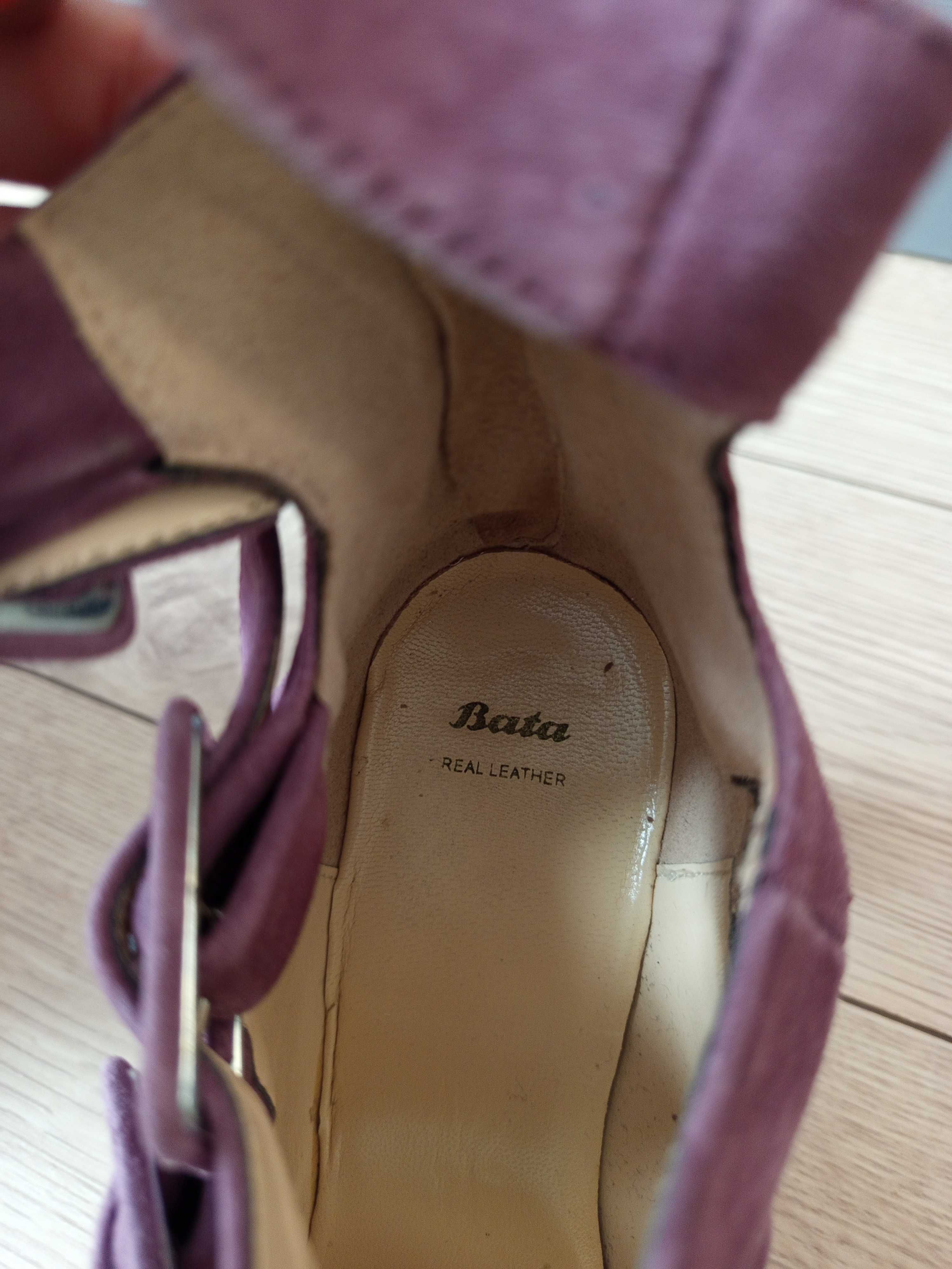 Обувки естествена кожа BATA