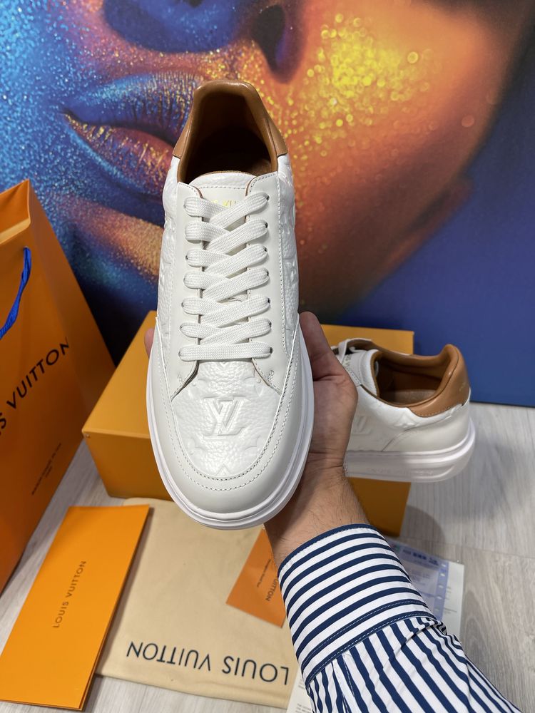 Adidasi Louis Vuitton piele naturala 100% Full Box Premium
