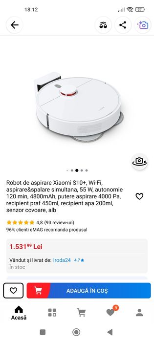 Aspirator robot Roborock Xiaomi