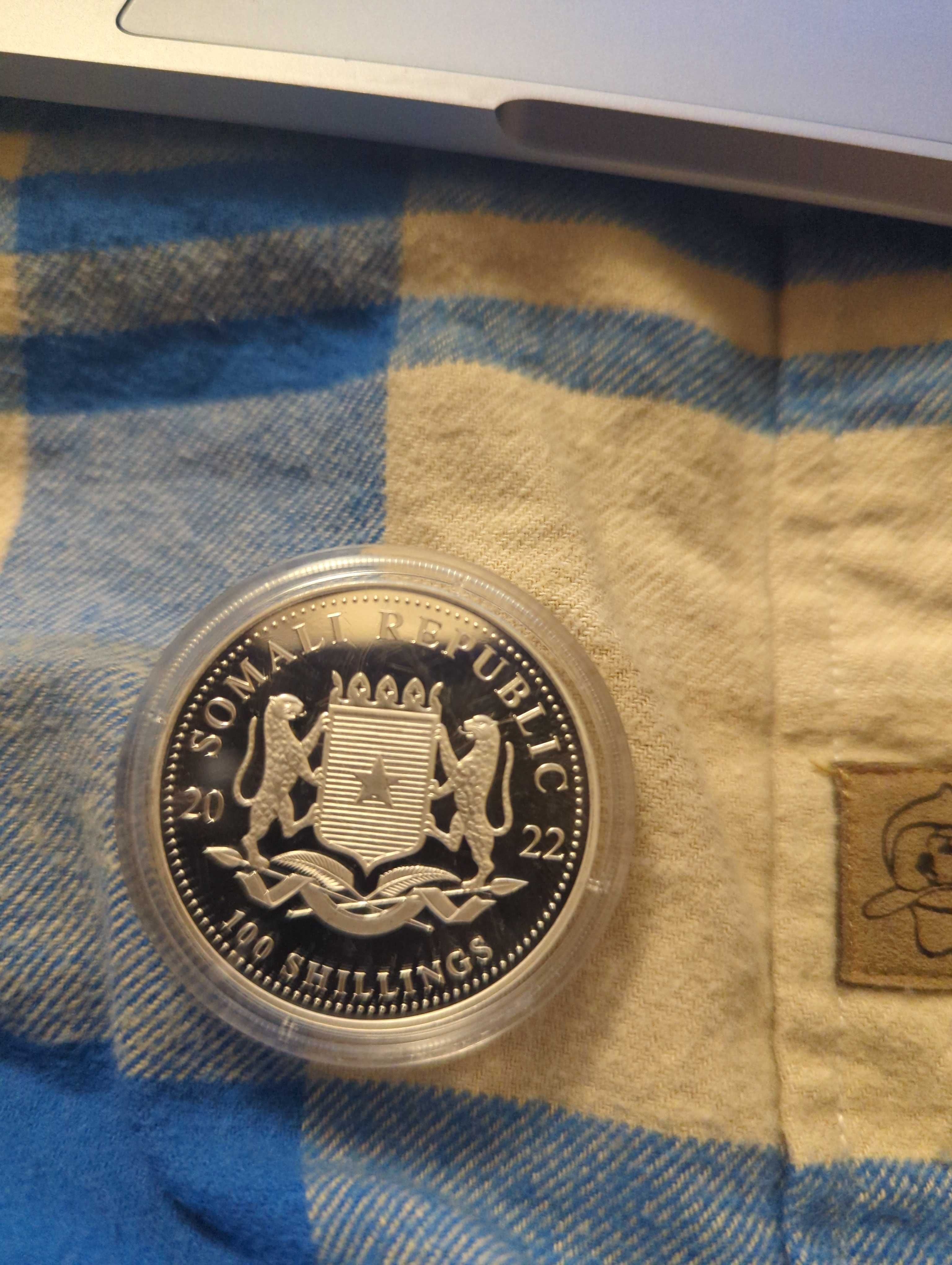 Сребърна Монета Леопард 1oz 2022