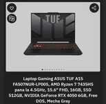 Laptop Gaming ASUS TUF