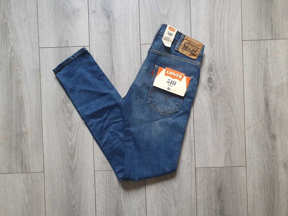 (NOU) Blugi barbati LEVI'S 510 SKINNY Orange Tab - Marimea W29 L32