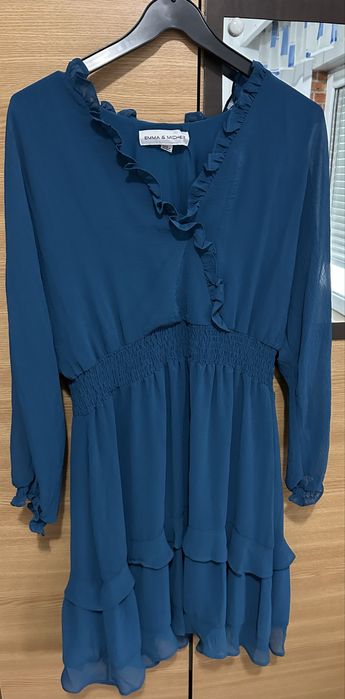 Rochie turcoaz Emma & Michele din poliester