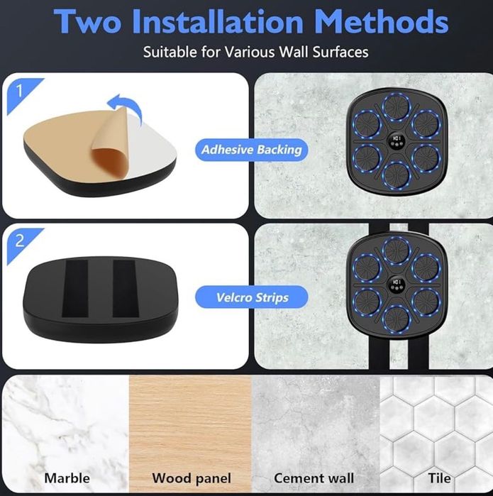 Интелигентна боксова машина с музика, Bluetooth връзка, LED дисплей