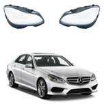 Комплект Стъкло Стъкла Фар Ляво Дясно Мерцедес-Бенц / Mercedes-Benz E-