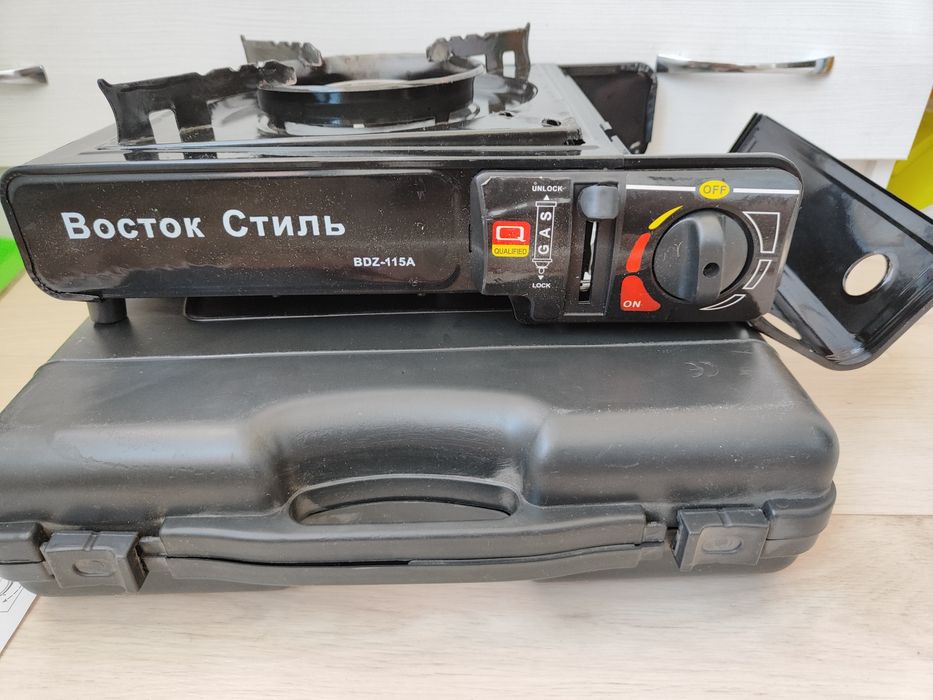 Продам плитку газовая, работает от мини болончика и через редуктор,