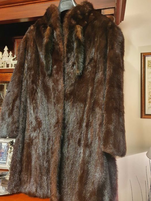 Италианско кожено палто Визон