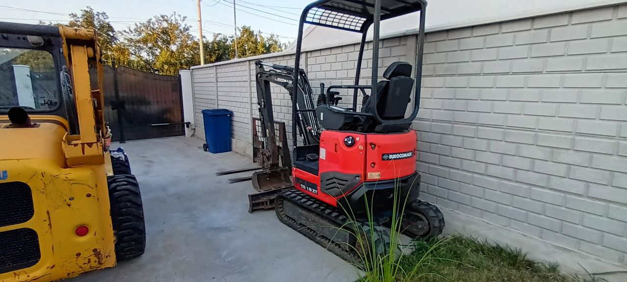 Miniexcavator eurocomach din 2018  cu 1750 de ore