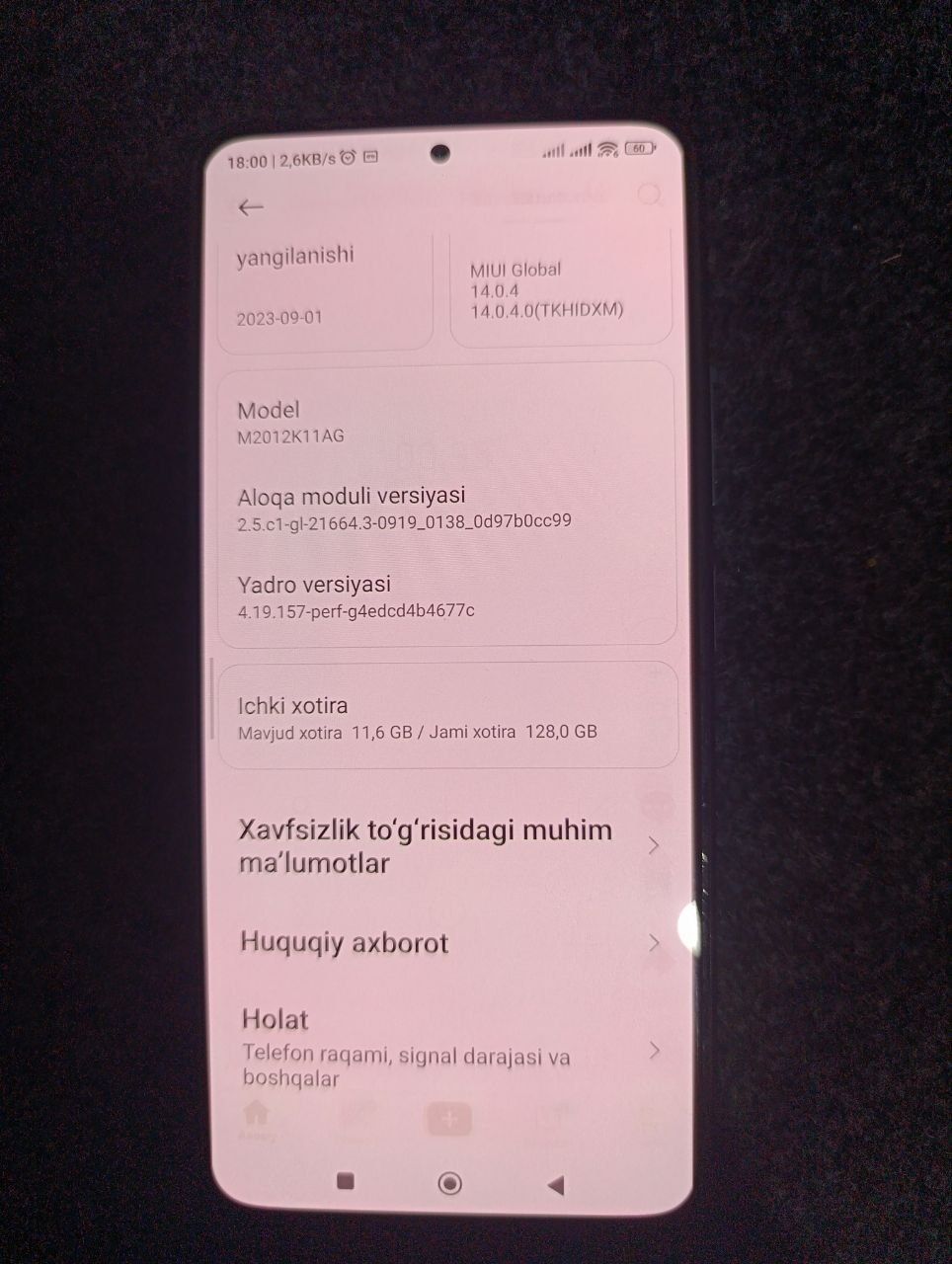 Pocco f3 5G madeli