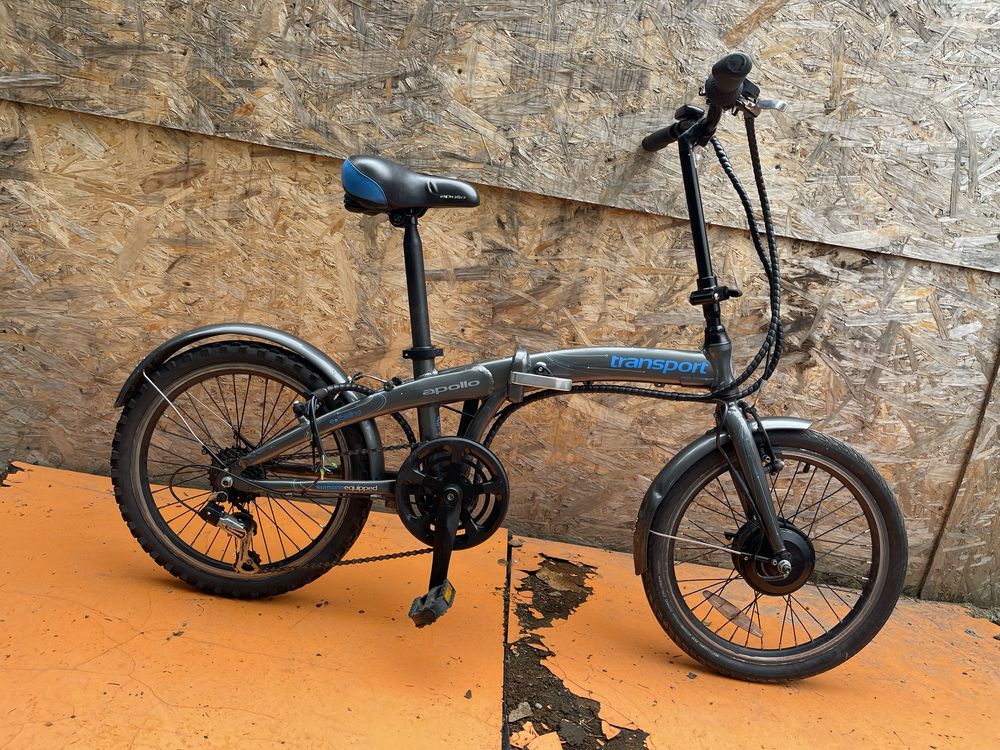 Bicicleta apollo transport pliabila electrica fara baterie ca in poze!