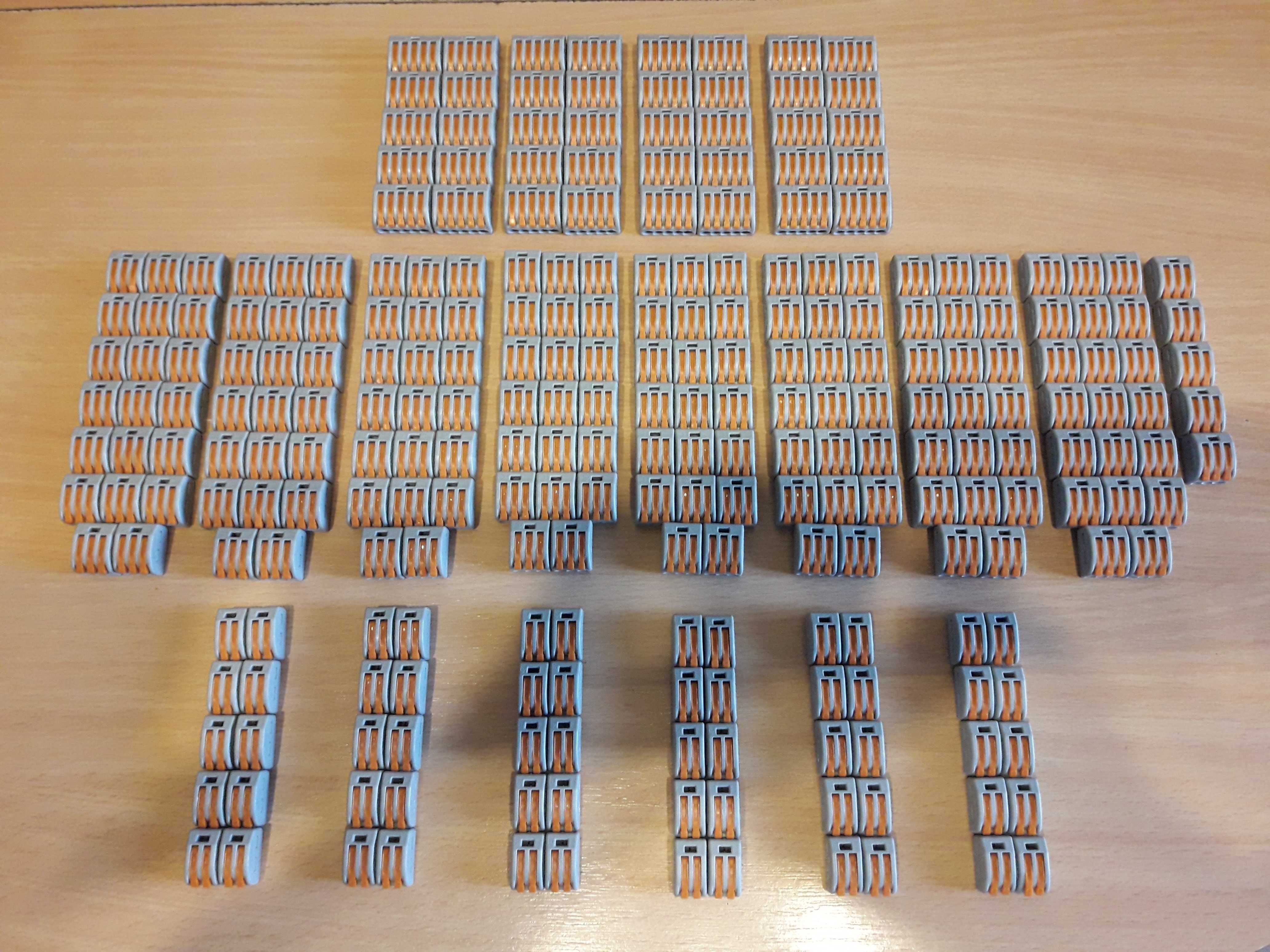 455 (buc.) cleme legatura, conector de imbinare Wago cu 2, 3, 5 poli