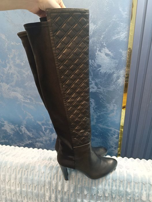 Роскошные сапоги-ботфорты от Stuart Weitzmann,Испания, привозные