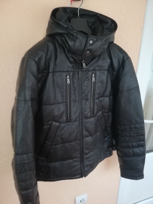 Geaca piele Milestone mărimea 48 bărbați