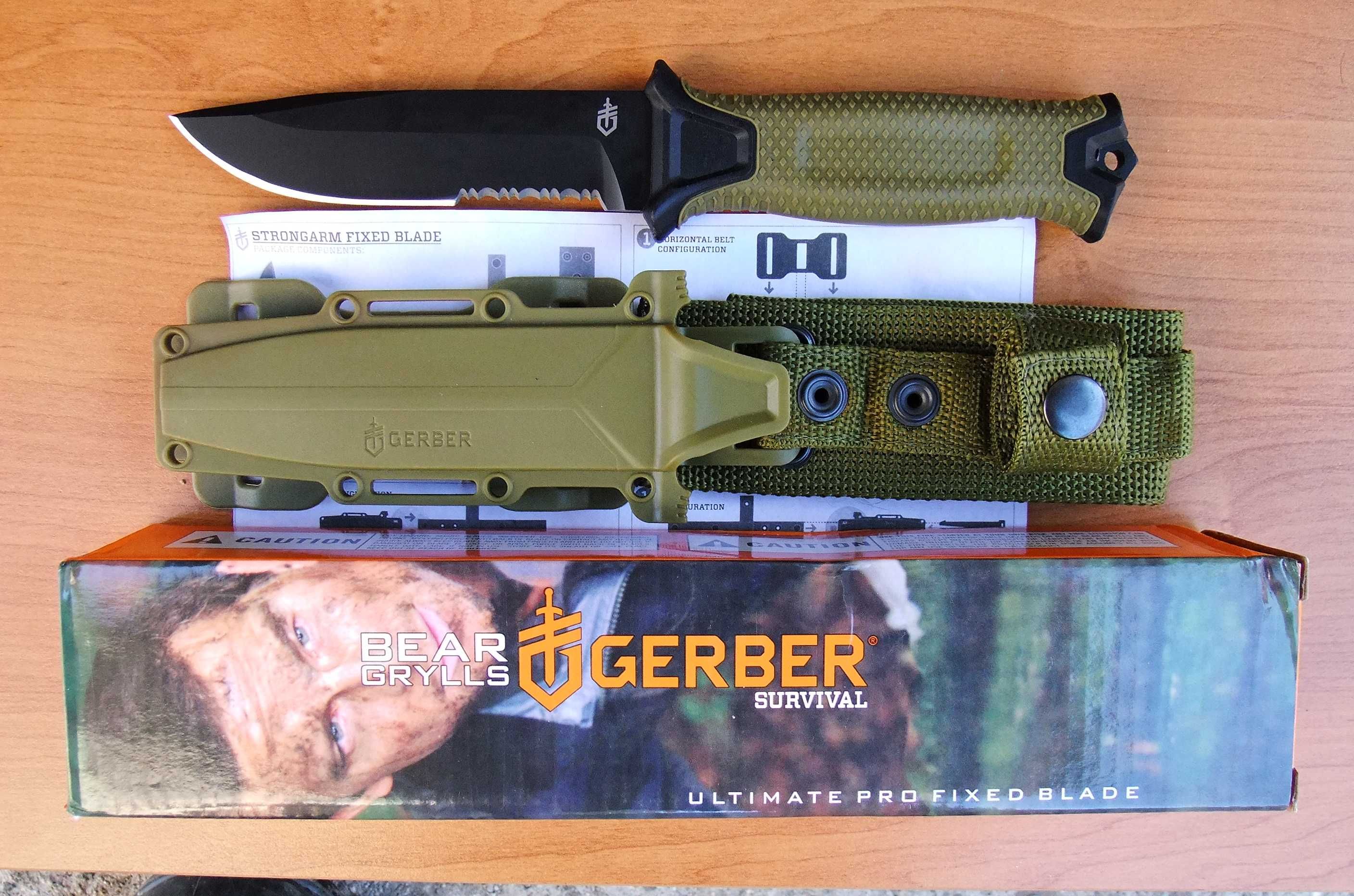 Тактически нож  Gerber Strongarm / с опция за хоризонтално носене /