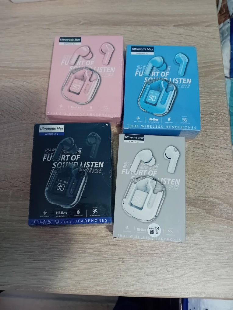 Două perechi caști HandsFree Bluetooth Wireless Microfon. Noi