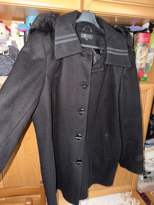 Vand Palton iarna negru