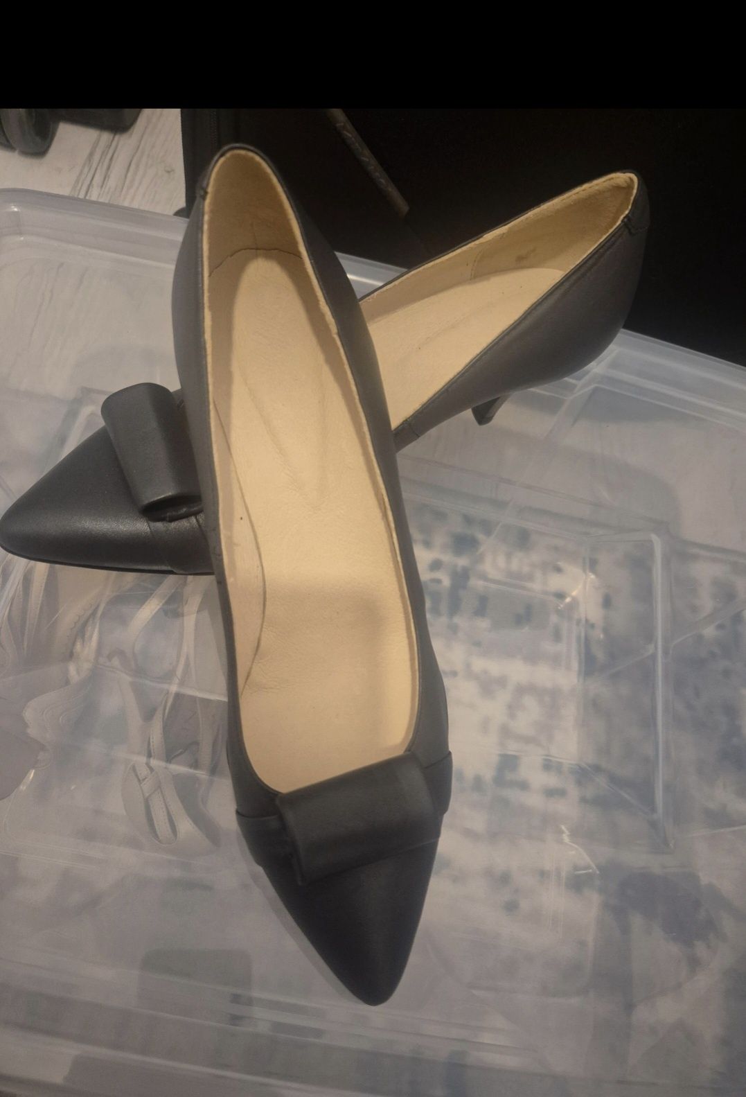 Pantofi negri office, 38
