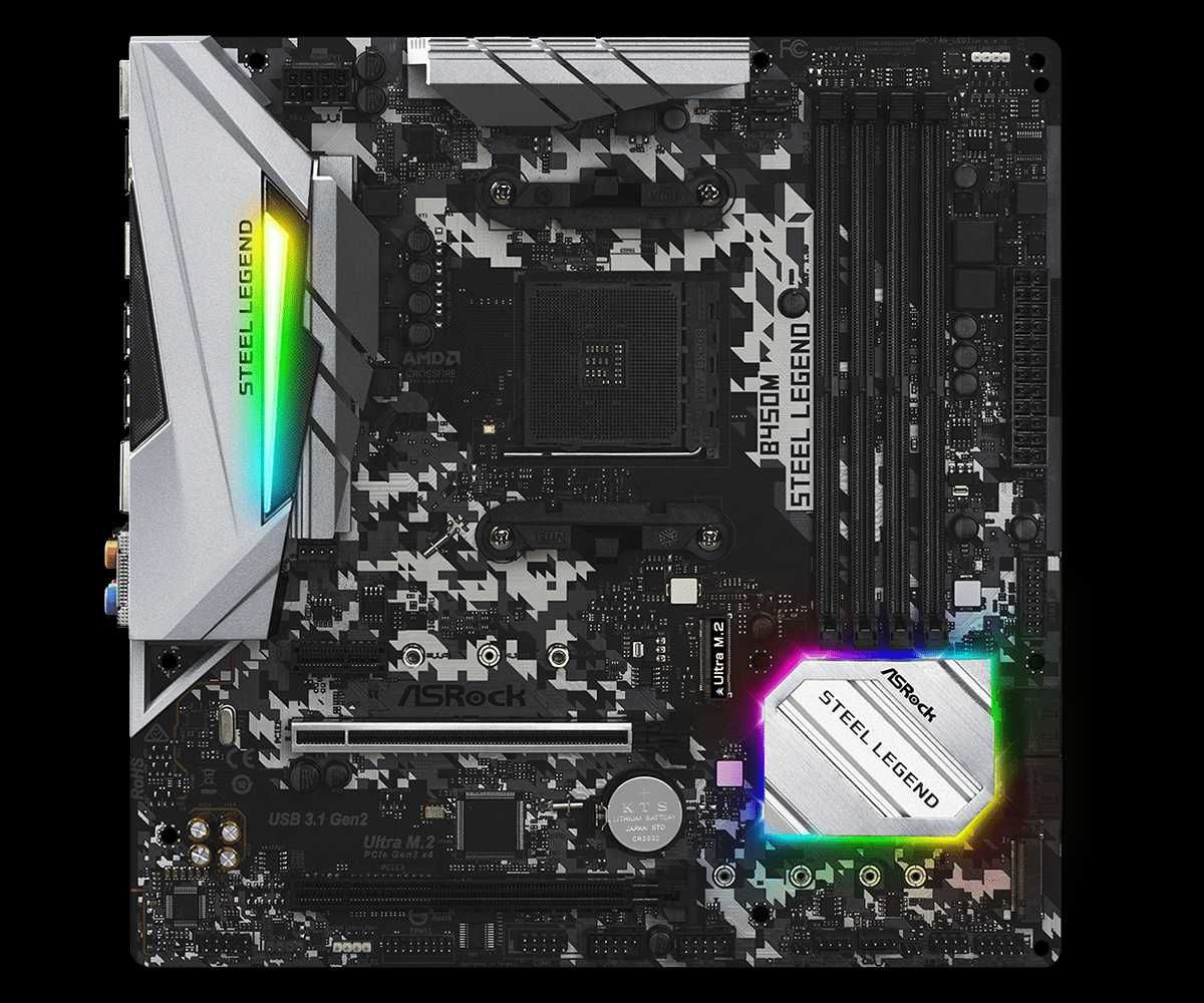 ASRock B450M Steel Legend