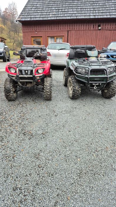 Kawasaki bruteforce și Yamaha grizzly