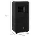 Aer conditionat portabil Fuave, 9000 BTU, racire, dezumidificare,timer