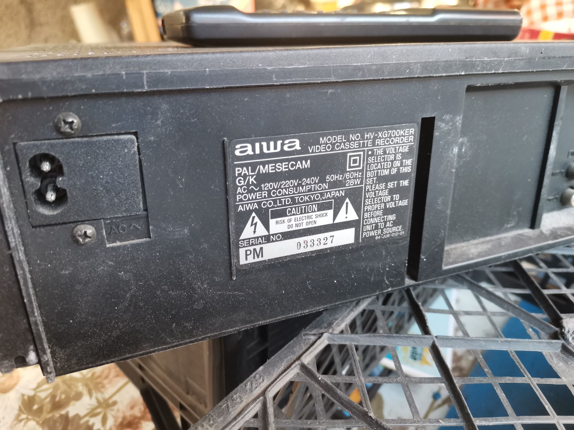AIWA xg700 Video cassette recorder