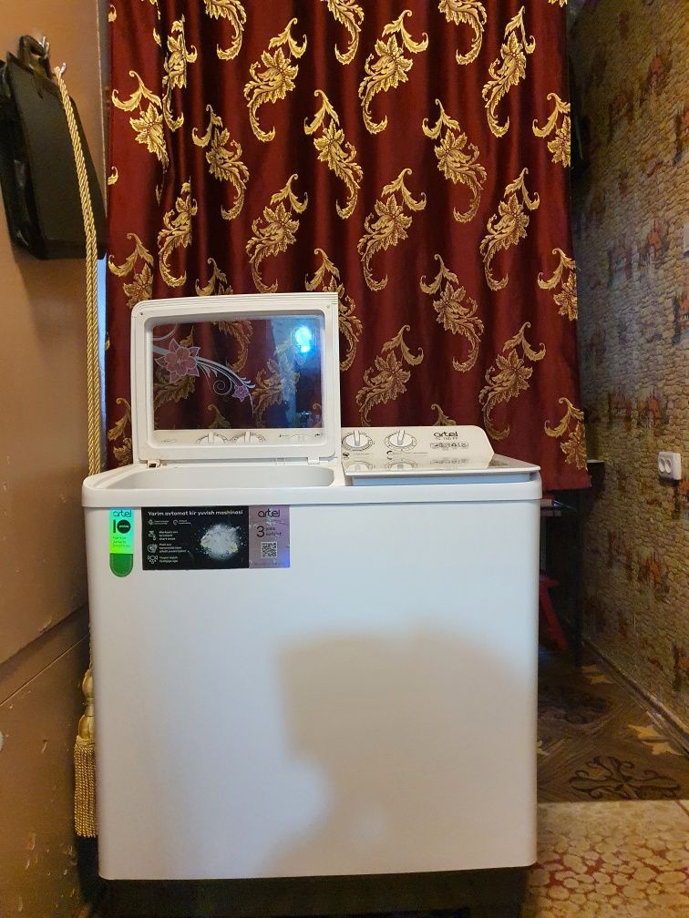 Artel 10 kg yarimavtomat kirmoshina sotiladi. Algoritm 31 kvartalda.