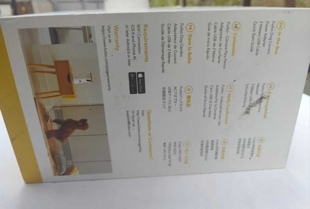 Camera Furbo alimentator mâncare