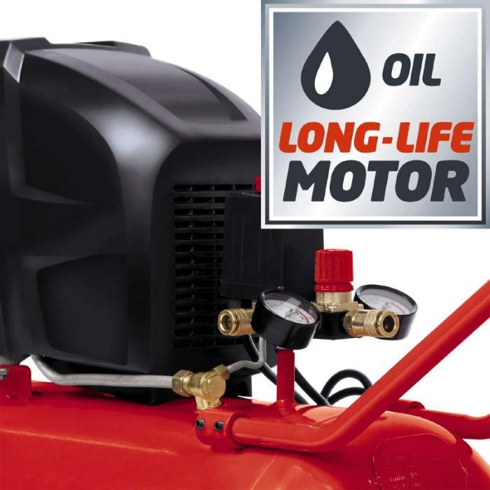 Компресор 50 литра , маслен Einhell TE-AC + пистолет за продухване