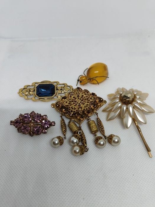 Брошь Чехия винтаж