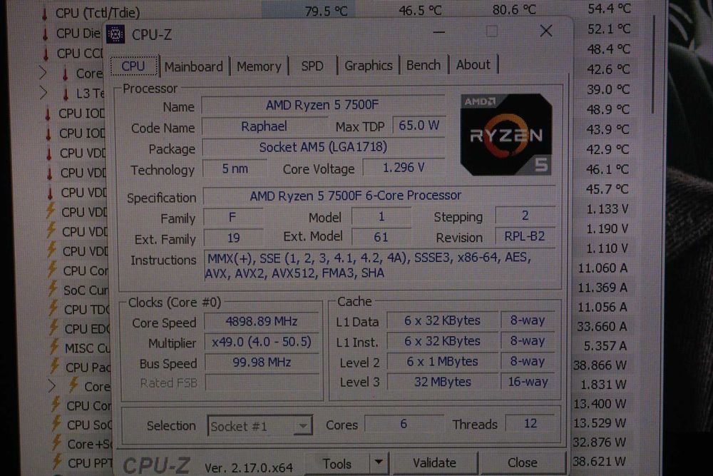 AM5: Asus B650m Wi-Fi + Ryzen 7500F + 16GB DDR5 RAM + AMD Wraith Prism