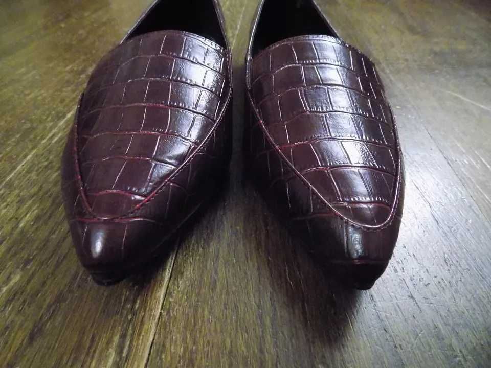 Pantofi  dama NINE WEST piele  crocodil mr. 38 si 39 noi la cutie .