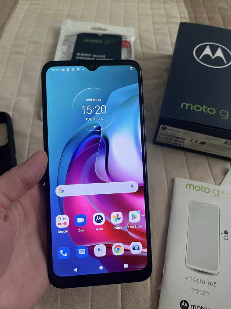 Motorola G 30 Dual SIM 128 GB 64 MP camera