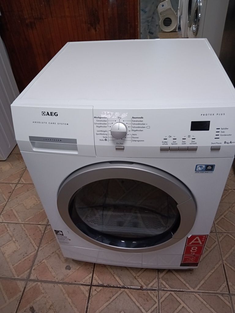 Сушилня с термопомпа Аег Aeg Protex Plus 8 кг.А+++ 24 месеца гаранция!