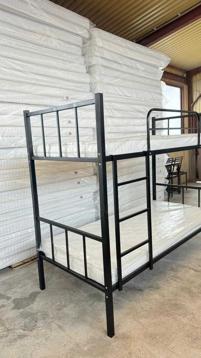 Pat metalic etajat Model BEL 2 + 2 saltele 12 cm–Super Oferta-in stoc!