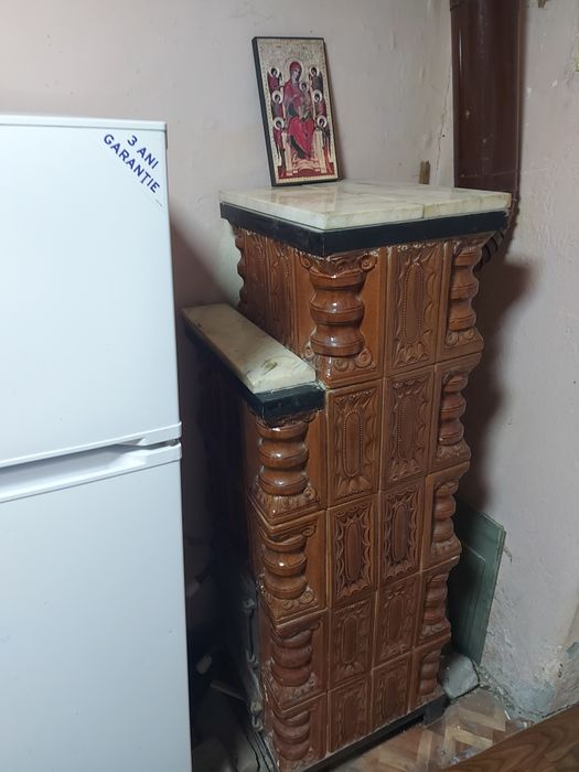 Frigider clasa A +  Aragaz Zanussi și Sobă Teracotă