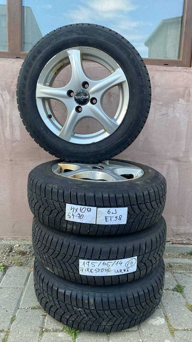 jante alu 4x100 logan opel vw honda reno cielo  195 50 15