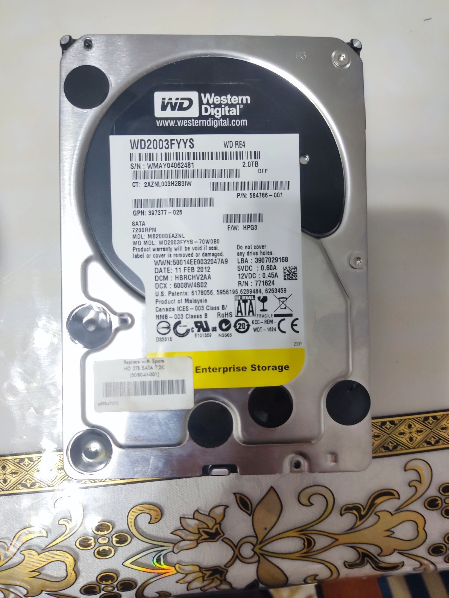 Жесткий диск на 2 тб HDD