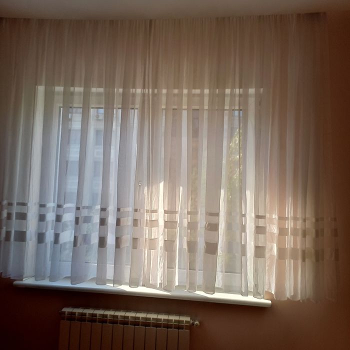 Тюлевая штора, шир 10.0 м по низу, 3.6 в сборе по карнизу