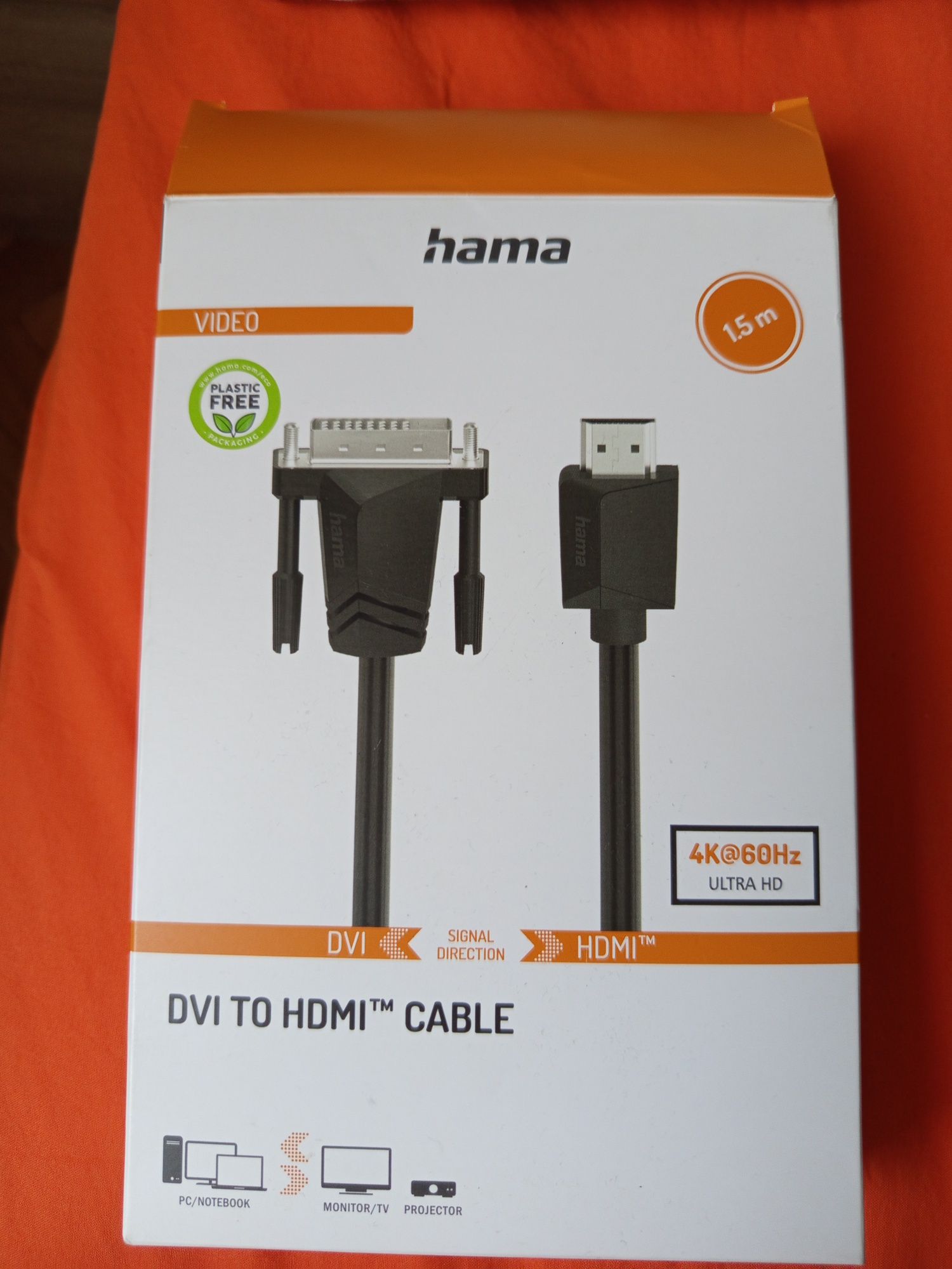 Кабел DVI to HDMI