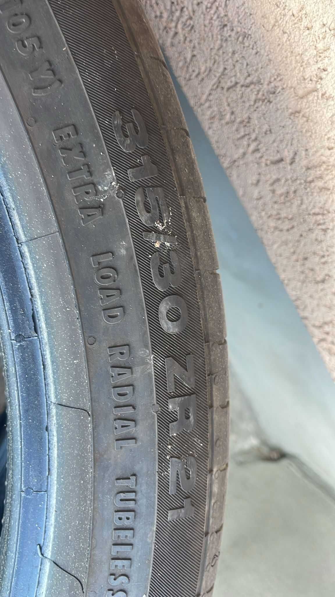 Anvelope 275/35 R21 + 315/30 R21