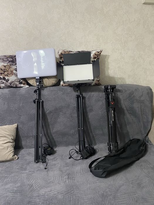 Проф свет,фон и штатив