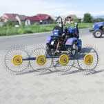 Grebla Greblatoare tip soare cu 4 sori rotativa motocultor / tracto
