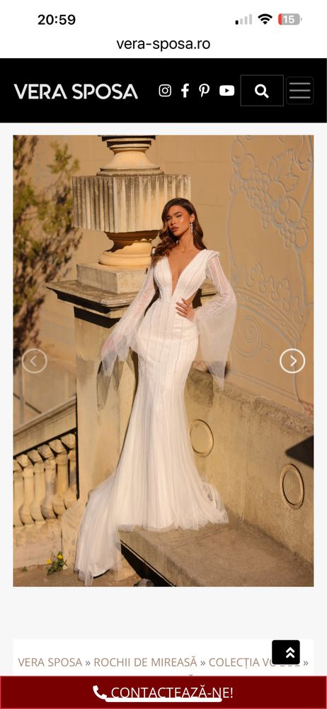 Rochie de mireasa casa de moda Vera SPOSA