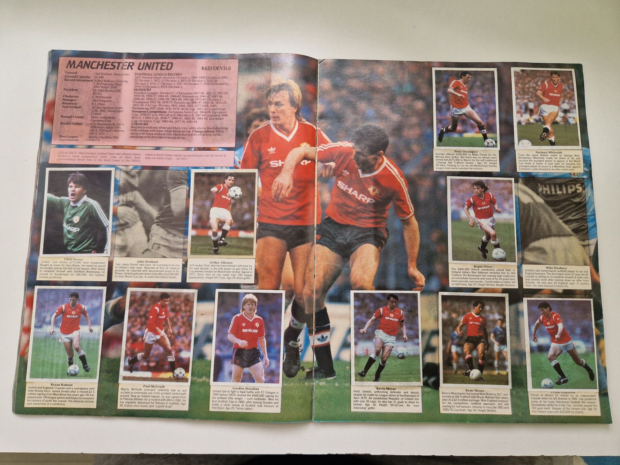 Album fotbal Daily Mirror 1986-87